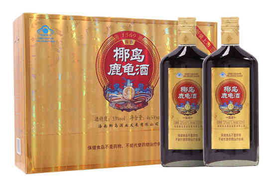 33°椰岛鹿龟酒金装礼盒500ml×4瓶价格，多少钱？