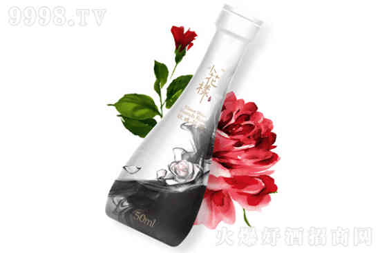 小花样精酿玫瑰花酒小酒版28度50ml玫瑰收藏品鉴装年轻小酒