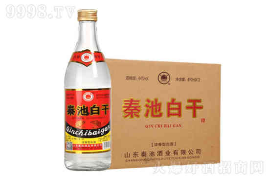 山东秦池白干酒整箱白酒44度490ml12瓶口粮酒浓香型