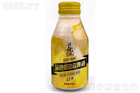 12°云臣肆無忌惮金色皮尔森拉格精酿啤酒330ml价格，多少钱？