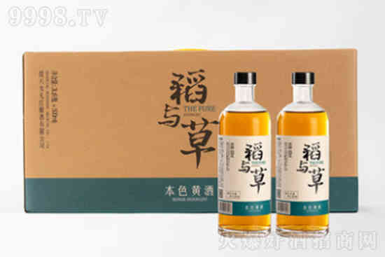 稻与草本色黄酒500ml×6瓶整箱无焦糖色