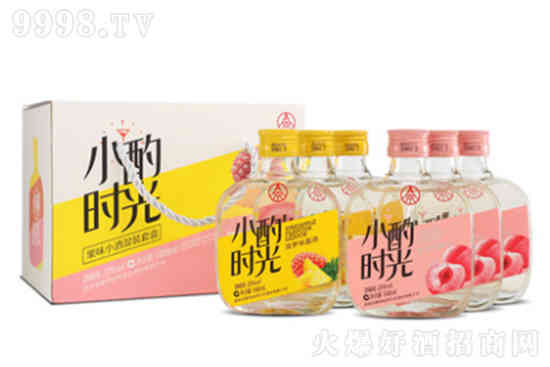 仙林小酌时光蜜桃菠萝果味酒20度168ml×6瓶