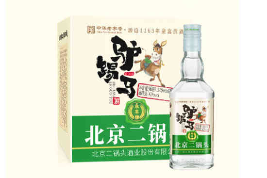 驴踢马永丰牌北京二锅头42度纯粮清香型白酒300ml×6