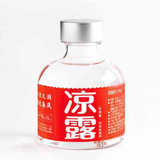 凉露酒凉润小酒52度白酒125ml×6瓶装特凉酒