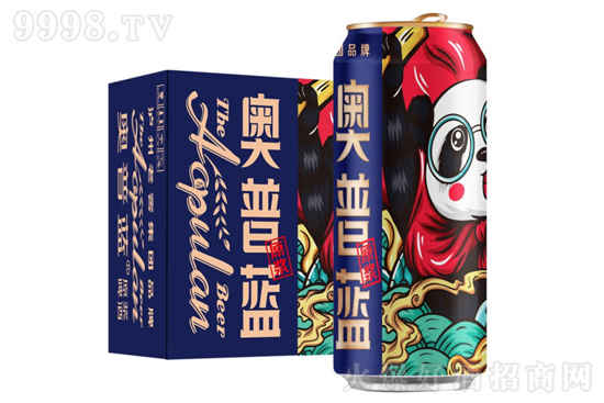 11°泸州老窖集团品牌 奥普蓝小麦原浆啤酒熊猫版500ml价格，多少钱？