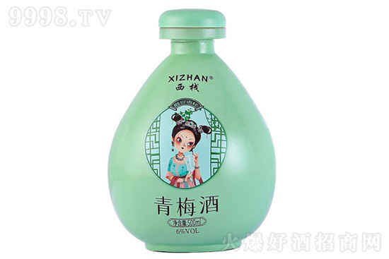 西栈古风花果酒青梅味 6度500ml 女士低度微醺甜酒价格，多少钱？