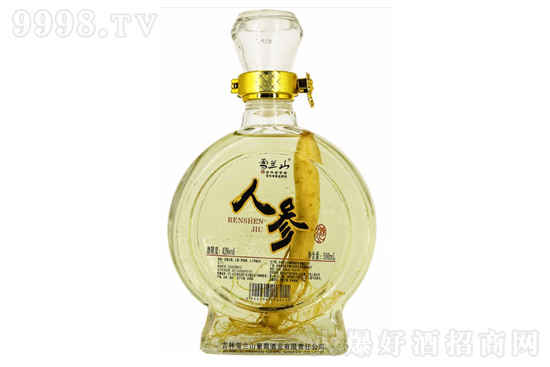 雪兰山人参酒 42度500ml 鲜人参配制酒价格，多少钱？