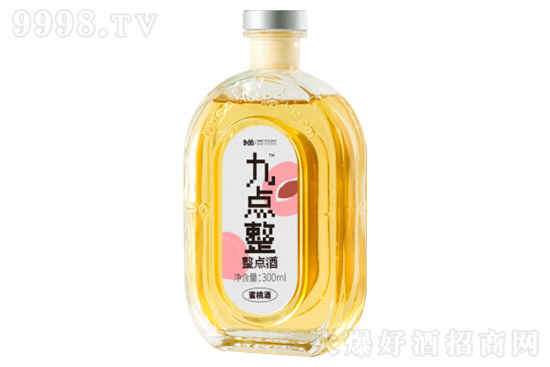 九点整整点酒蜜桃酒 8度300ml 微醺少女高颜值果味果酒价格，多少钱？