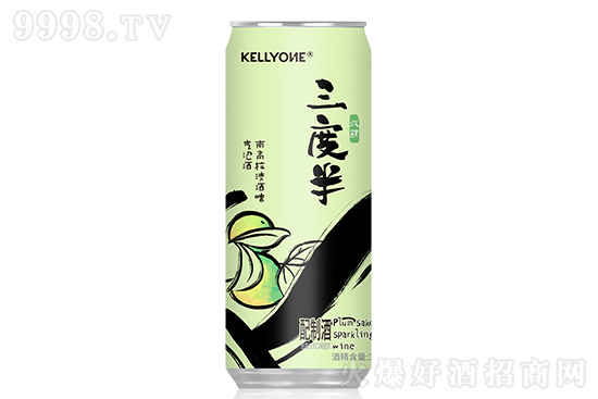 3.5°kellyone三度半气泡酒南高梅清酒味330ml价格，多少钱？