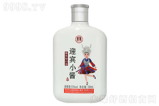 53°迎宾小酱酒100ml价格，多少钱？